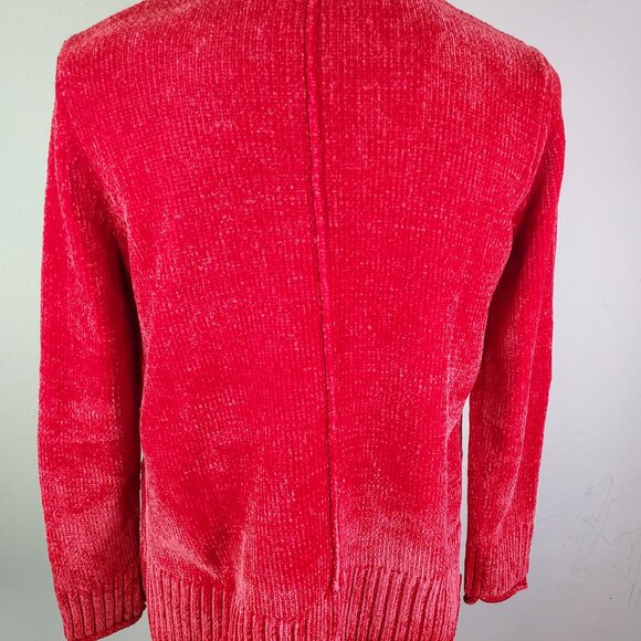 Style & Co Womens Red Chenille Sweater PS - Picture 7 of 10